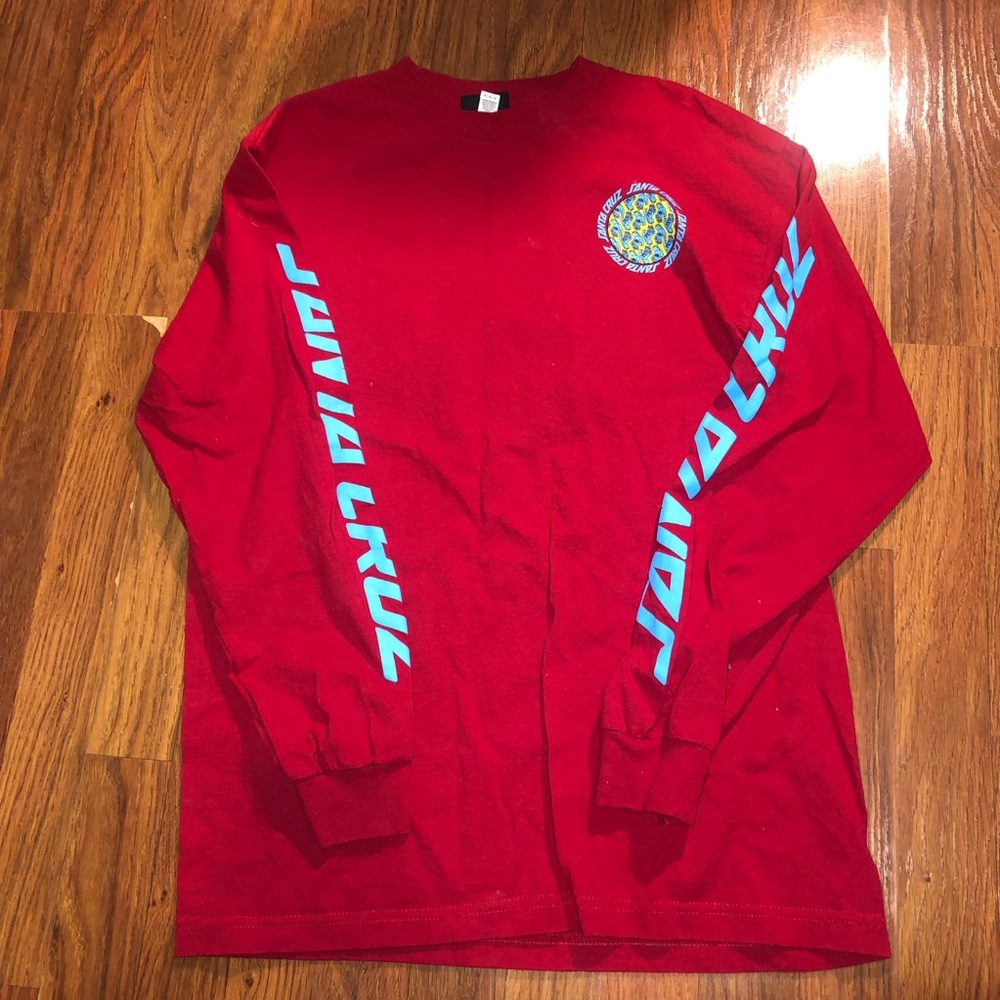 Santa Cruz Red Long Sleeve Shirt